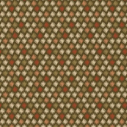 Algodón estampado LITNI Caqui / Crudo